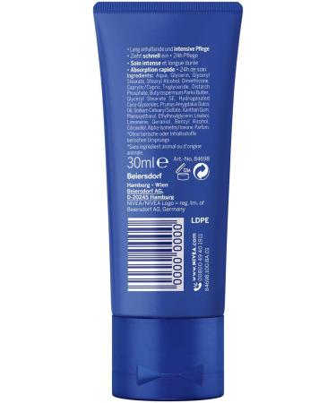 Nivea Intensive Care Hand Cream Mini 30ml - Moisturizing Almond Oil Rich Cream for Soft Hands | Luxurious Hand Care - Buy Online on GoSupps.com