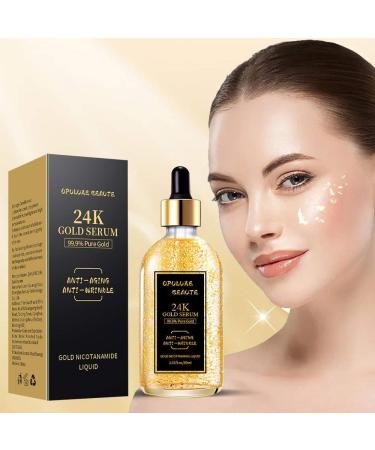 24K Gold Serum - Anti-Aging & Anti-Wrinkle Elixir for Timeless Beauty | International Shipping Available - Buy Online on GoSupps.com