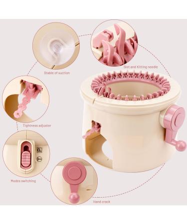 Smart Weaving Loom 32 Needles Knitting Machine Kit for Adults/Child - DIY Hand Knitting Circle Machine - Rotating Double Knitting Machine - Buy Online on GoSupps.com