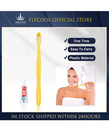 Xintaosm Charcoal Toothbrush Set with Toothpaste 20pcs Travel Accessories for Camping & Hotels - Buy Online on GoSupps.com