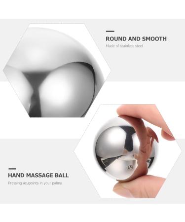 Fomiyes Metal Baoding Balls - Stainless Steel Hand Massage & Stress Relief Training Balls - Buy Online on GoSupps.com