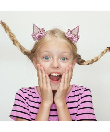 3 Pairs of Sequined Dog Ear Hairpins Bow Hairpins Glitter Hairstyle Decoration Hairpin Accessories Holiday Party Prop Accessories - Buy Online on GoSupps.com
