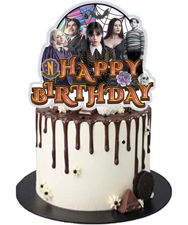 25pcs Wednesday A.ddam.s cake decoration Cupcake Toppers for Birthday Party Cake Decoration Supplies - Buy Online on GoSupps.com