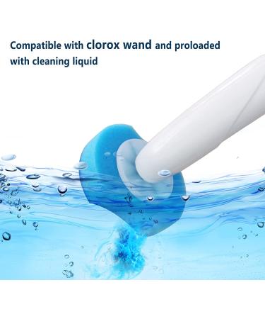 48PCS Upgraded Disposable Toilet Wand Refills - Compatible with Clorox Toilet Wand - Blue Bowl Brush Heads - Buy Online on GoSupps.com