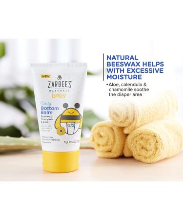 Zarbee's Baby Daily Bottom Balm 4 oz - Soothing Diaper Rash Relief - Buy Online on GoSupps.com