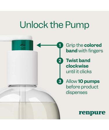 Renpure Tea Tree & Mint Body Wash - Cleanses Invigorates & Refreshes Skin Without Over-Drying - For All Skin Types - Tea Tree Leaf Oil Spearmint Leaf Oil - 24 Fl Oz each 2 Pack Tea Tree & Mint 48 Ounce (Pack of 1) Green - Buy Online on GoSupps.com