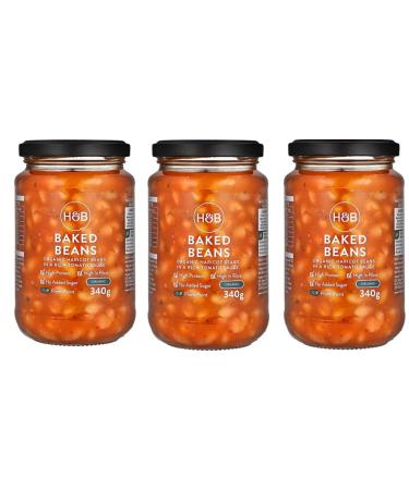 Holland and Barrett Baked Beans 340g (Pack of 3)