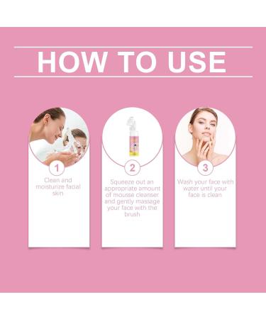 Crsetmyth Turmeric Kojisure facial cleanser Kojic acid and turmeric mousse cleanser exfoliating mousse cleansing fighting acne skin oil and water exchange 100ml - Buy Online on GoSupps.com