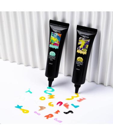Buy 3D Nail Gel Set - 12 Colors for Nail Art Sculpting & Design | 5D Candy Gel & Molding Gel | DIY Manicure Kit - Buy Online on GoSupps.com