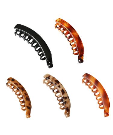 LALAFINA Banana Hair Jaw Clips Goody Clips Clips Vintage Clips Fashion Clips Plastic Jaw Clips Girls Hair Pin