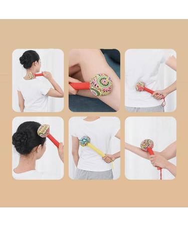 Buy 2-g Lymphatic Drainage Hammer Stick | Manual Massage Hammer for Muscle Relaxation | 26cm Wormwood Massage Tool - International Shipping Available - Buy Online on GoSupps.com