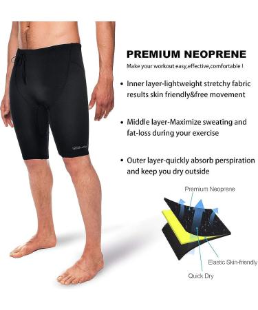 CtriLady Neoprene Wetsuit Short 2mm Black X-Large - Sweat Fitness Pants for Swimming & Snorkeling - Buy Online on GoSupps.com