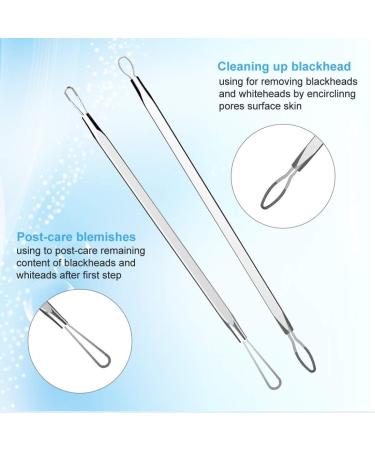 5-in-1 Blackhead Remover Tool Kit - Stainless Steel Extractor for Nose, Face, and Skin - Buy Online on GoSupps.com