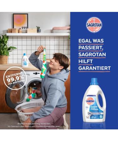 Sagrotan Laundry Hygiene Disinfectant - 4 x 1.5L for Clean & Fresh Laundry | International Shipping Available - Buy Online on GoSupps.com