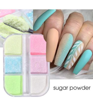 Luminous Nail Powder & Glitter - 12 Colors Sequin Nail Art for Stunning Designs | International Shipping Available - Buy Online on GoSupps.com