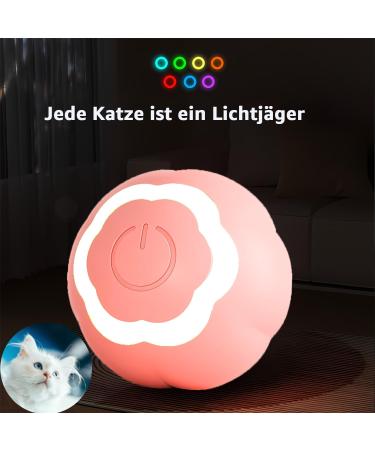 Peticularz Self-Employment Electric Powerball 2.0 - Interactive Cat Toy in Pink with Petals - Buy Online on GoSupps.com