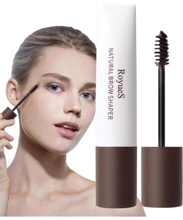 Eyebrow Gel - Quick-Drying Long-Lasting Volumizing Brow Gel - Waterproof Eyebrow Gel Brow Gel for Shapes Styling Eyebrows Cruelty Riastvy Dark Brown - Buy Online on GoSupps.com