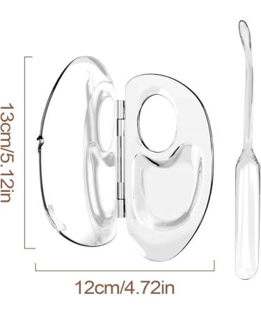  Opilroyn Makeup palette makeup tray foldable clear acrylic foundation mixing palette mixing palette foundation mixing table family makeup - Buy Online on GoSupps.com