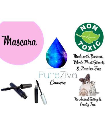 Pure Ziva Deep Navy Blue Volumizing Mascara - Paraben Free, Cruelty Free - Buy Online on GoSupps.com