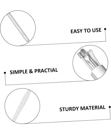 PACKOVE 1set Ear Cleaning Tools Ergonomic Ear Wax Picks for Safe and Convenient Use Portable Silver - Buy Online on GoSupps.com
