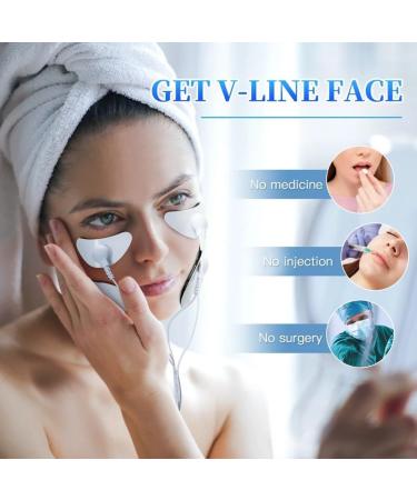 Joselin 1Set for Face Muscle Stimulator Lifting Pulse Electric V-Face Slim Eye Beauty Wrinkle Remover White&Black - Buy Online on GoSupps.com