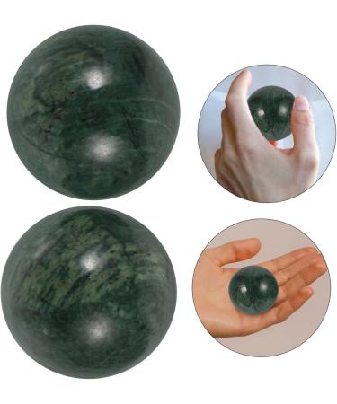 Uthclo 2st Jade-Fitness Handball & Acupressure Massage Balls - Chinese Marble Baoding Balls for Arm & Wrist Training - Buy Online on GoSupps.com