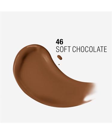 Manhattan Clean & Free Skin Tint Fb. 46 Soft Chocolate Vegan Moisturizing Makeup 30 ml - Buy Online on GoSupps.com