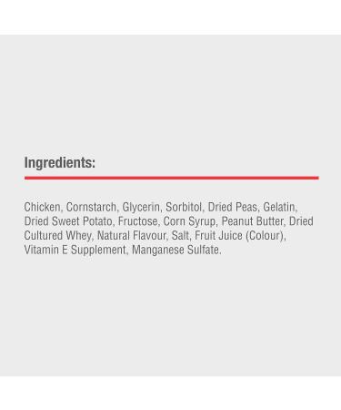 DreamBone Chicken Wrapped Wavy Peanut Butter Chips 5ct 75g - Buy Online on GoSupps.com