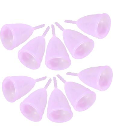 Menstrual Cup for Women - Silicone Reusable Hygiene Collector | 10pcs Pink Personal Care Tool - Eco-Friendly & Comfortable - Buy Online on GoSupps.com