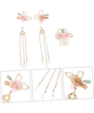 MAGICLULU 2 Sets Comb Hanfu Hair Accessories Hair Styling Accessories Flower Tassel Hairpins Chinese Hair Accessories Temperament Hair Clip Hair Clips for Thick Hair Classical Metal - Buy Online on GoSupps.com
