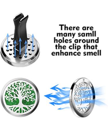 Car Air Freshener Diffuser Vent Clips - Essential Oils Aromatherapy Scents for Long-Lasting Automotive Odor Elimination | Stylish Accessories for Women & Men - Buy Online on GoSupps.com