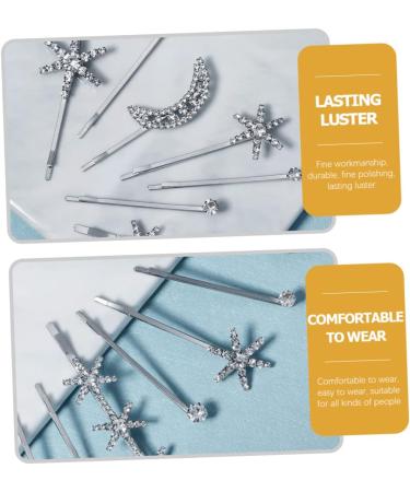 minkissy 4 Sets Fringe Bobby Pin Goody Hair Clips for Women Girls Hair Accessories Star Hair Clips Wedding Hair Clip Hair Barrettes Star Hair Accessories Hair Pin Rhinestone Headgear Simple - Buy Online on GoSupps.com