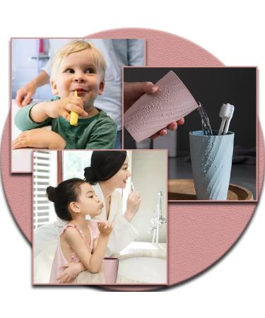 HUAZEXINX 2 Pcs Unbreakable Plastic Toothbrush Cups for Family Travel - Portable Bathroom Holders (370ml) - Buy Online on GoSupps.com
