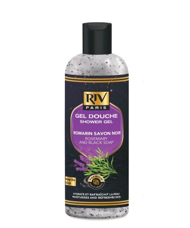 RIV Paris Rosemary & Black Soap Exfoliating Shower Gel - 1000 ml