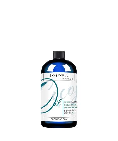 Pure Cold Pressed Jojoba Oil 4 OZ - Natural Unrefined Moisturizer for Skin Massage & Soap Making | 100% Pure Golden Jojoba Oil - Buy Online on GoSupps.com