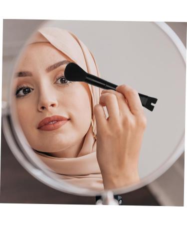 Healeved Aluminum Tube Nose Shadow Brush Nylon Loose Powder Brush Powder Brush Concealer Brush 13.50X2.50X2.00CM Black - Buy Online on GoSupps.com