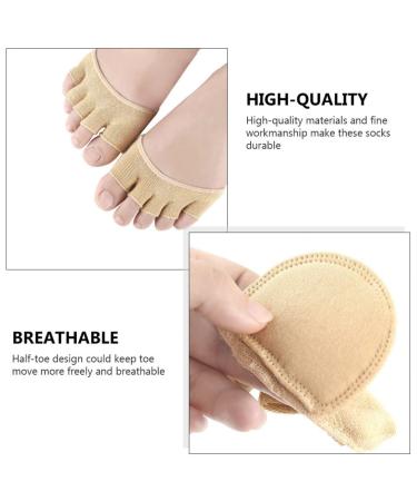 Buy HEALLILY 2 Pairs Padded Tabi Socks - Comfortable Peep Toe Topper & Toe Correction Socks for Perfect Foot Support - Buy Online on GoSupps.com
