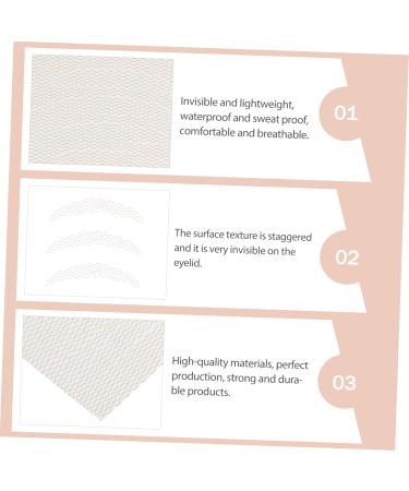 Cabilock 20pcs Lace Double Eyelid Sticker Double Eyelid Tape Invisible Tape Makeup Stickers Hooded Eyelid Tape Double Eyelid Tape Invisible Girl Makeup Natural Double Eyelid Tape Eyeliner - Buy Online on GoSupps.com
