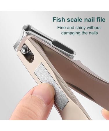 360 Rotating Nail Clippers for Seniors Long Handle Stainless Steel Nail Clippers Heavy Duty Toenail Finger Clippers for Thick Nails (Silver) - Buy Online on GoSupps.com
