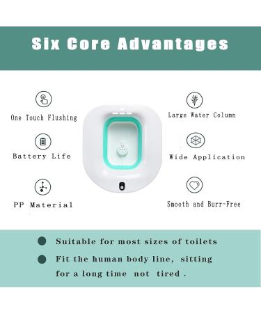 Electric Sitz Bath Tub for Hemorrhoids & Postpartum Care - Foldable, Vagina Steamer for Relief & Anal Clean (Bubble) - Buy Online on GoSupps.com