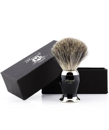 Razor brush with travel case luxurious brushes removes gently dirt dead skin and reduces blemishes gift idea for men |Creates the best shaving foam