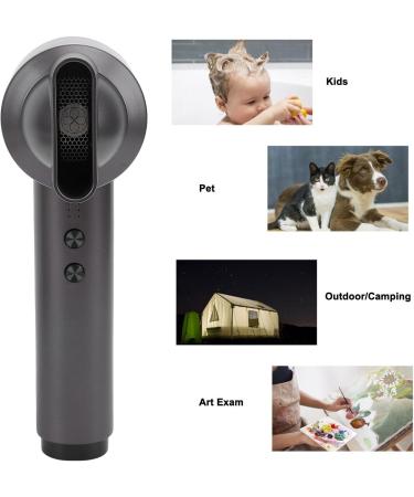 Cordless Hair Dryer Portable Lightweight Fast Drying Hairdryer Blowdryer Constant Temperature 5000mAh Batterry 6 Speed Adjustment Hairdryer for Home Camping (US Plug) US Plug Coffee - Buy Online on GoSupps.com