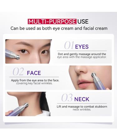 LANBENA Retinol Rejuvenating Eye Cream 15ml for Women or Men Reduces Dark Circles Puffiness & Fine Lines Brightening & Anti-Aging Under Eye Treatment 0.5 Oz - Buy Online on GoSupps.com