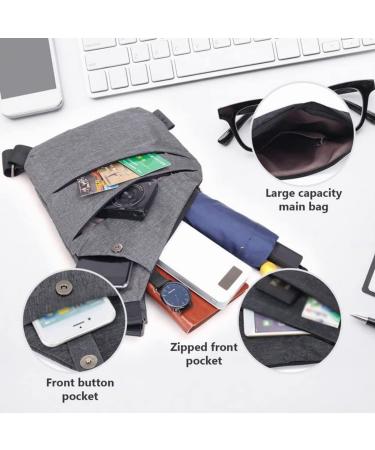 Portable Waterproof Anti-thief Personal Flex Crossbody Sling Bag for Women & Men - Black Right - Buy Online on GoSupps.com