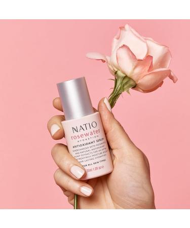 Natio Rosewater Hydration Antioxidant Serum - 1 oz Anti-Aging & Moisturizing Serum for Radiant Skin | International Shipping - Buy Online on GoSupps.com