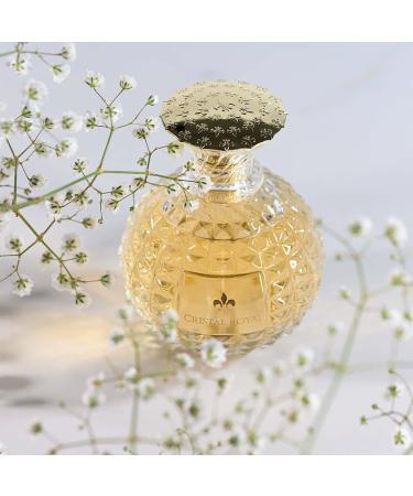 Princesse Marina de Bourbon Cristal Royal Eau de Parfum Fragrance for Women - Opens with Pear Blackcurrant and Bergamot - Blended with Jasmine - For Glamourous and Royal Ladies - 3.4 oz - Buy Online on GoSupps.com