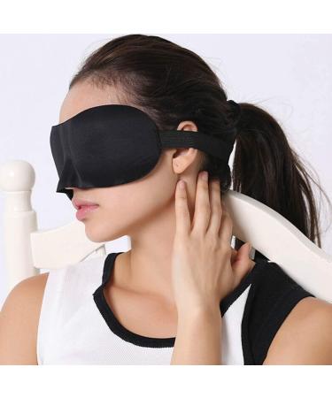 3 Pack Sleep Mask Set - Blackout Eye Masks with 3D Contoured Design for Men and Women - Includes Ear Plugs - Perfect for Travel, Nap, Meditation, and Night's Rest - Buy Online on GoSupps.com