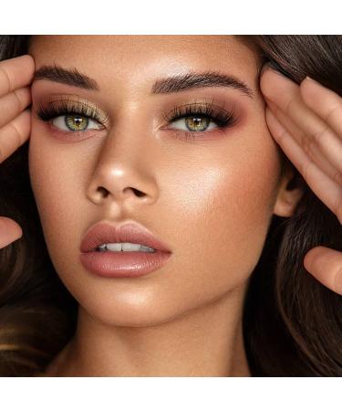 Dramatic Faux Mink Cat Eye Wispy False Lashes - Long Fluffy Fairy Strip Eyelashes Pack - Buy Online on GoSupps.com