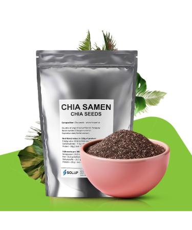 Buy SOLUP Black Chia Seeds 900g - 100% Natural Superfood for Healthy Living - International Shipping Available - Buy Online on GoSupps.com
