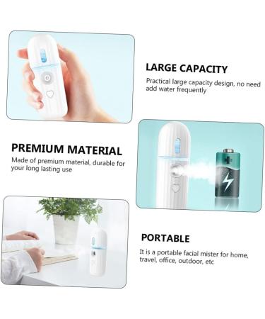 Hemoton 2pcs Moisturizing Sprayer Humidifier Handy Hydrating Mist Sprayer Travel Atomizer Practical Facial Mister Durable Facial Mister Premium Facial Mister Lightweight Facial Mister - Buy Online on GoSupps.com